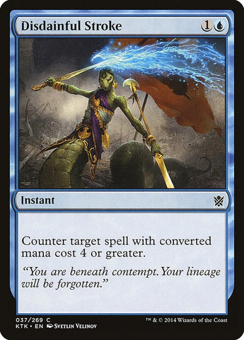 Image for Disdainful Stroke (37) [Khans of Tarkir]