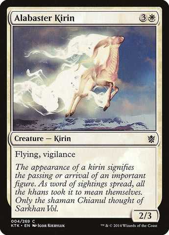 Image for Alabaster Kirin (4) [Khans of Tarkir]