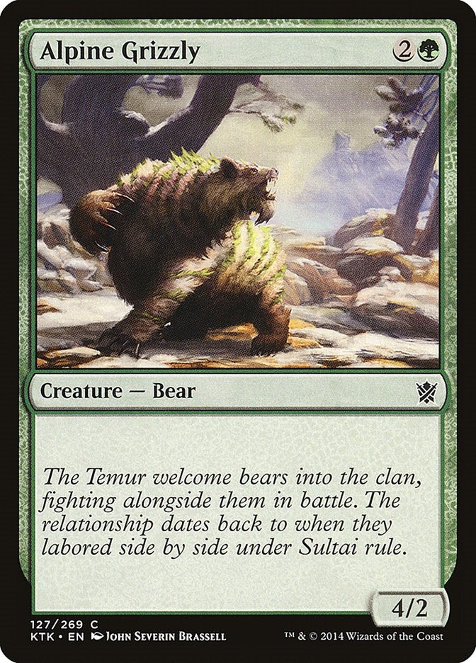 Image for Alpine Grizzly (127) [Khans of Tarkir]