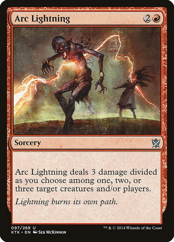 Image for Arc Lightning (97) [Khans of Tarkir]