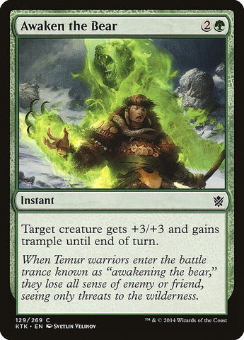 Image for Awaken the Bear (129) [Khans of Tarkir]
