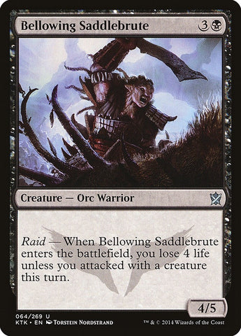 Image for Bellowing Saddlebrute (64) [Khans of Tarkir]