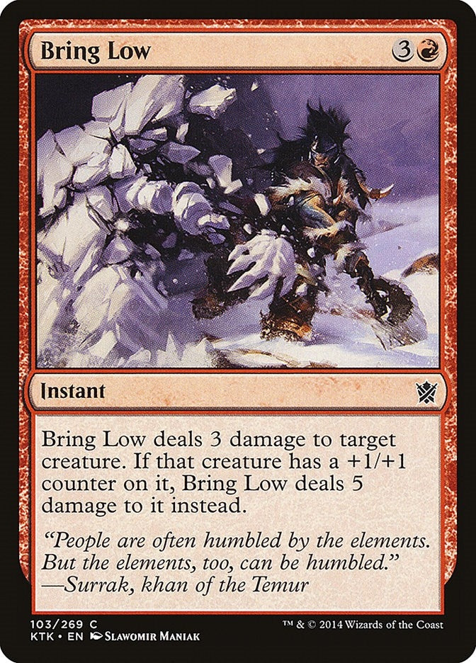 Image for Bring Low (103) [Khans of Tarkir]