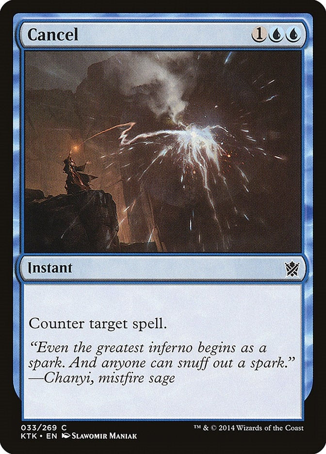 Image for Cancel (33) [Khans of Tarkir]