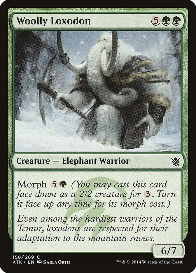 Image for Woolly Loxodon (158) [Khans of Tarkir]