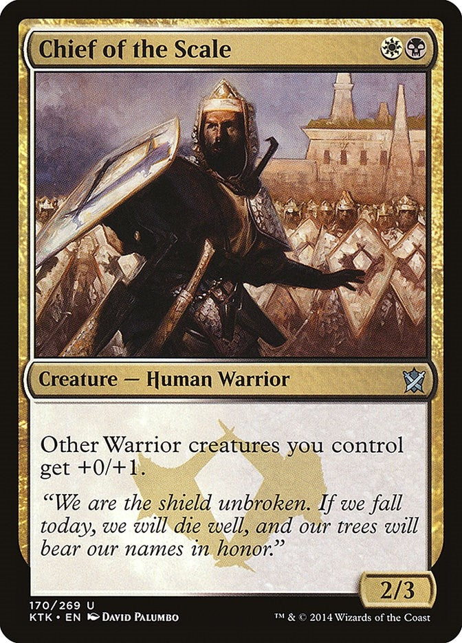 Image for Chief of the Scale (170) [Khans of Tarkir]