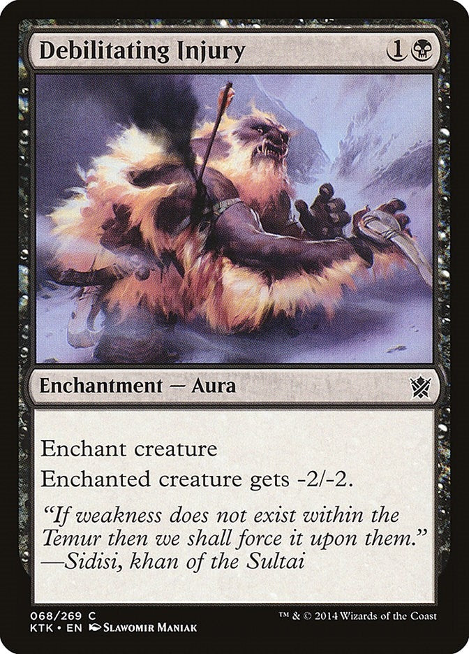 Image for Debilitating Injury (68) [Khans of Tarkir]