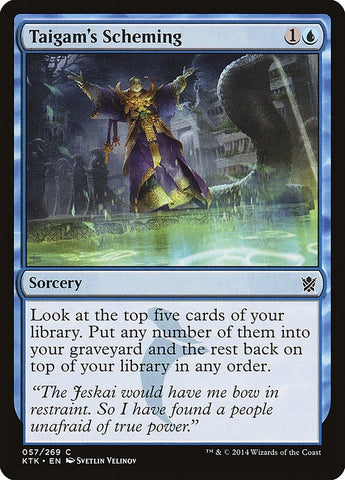 Image for Taigam's Scheming (57) [Khans of Tarkir]