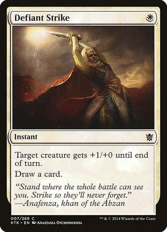 Image for Defiant Strike (7) [Khans of Tarkir]