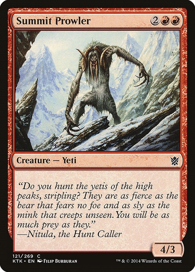 Image for Summit Prowler (121) [Khans of Tarkir]