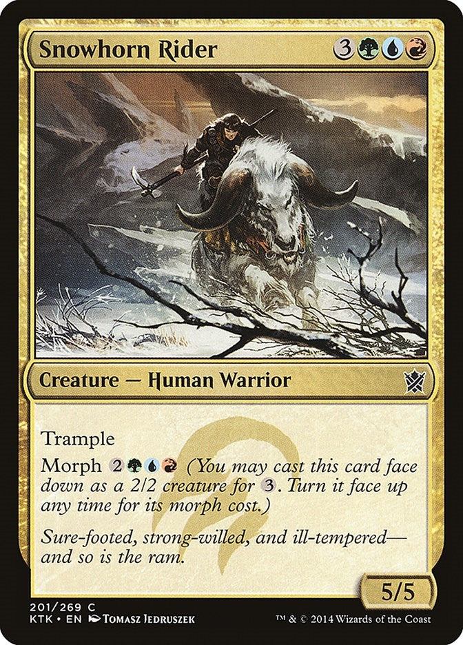Image for Snowhorn Rider (201) [Khans of Tarkir]
