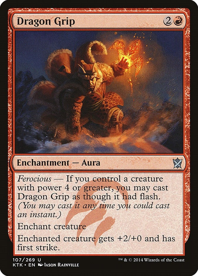 Image for Dragon Grip (107) [Khans of Tarkir]