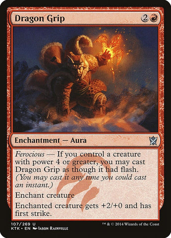 Image for Dragon Grip (107) [Khans of Tarkir]