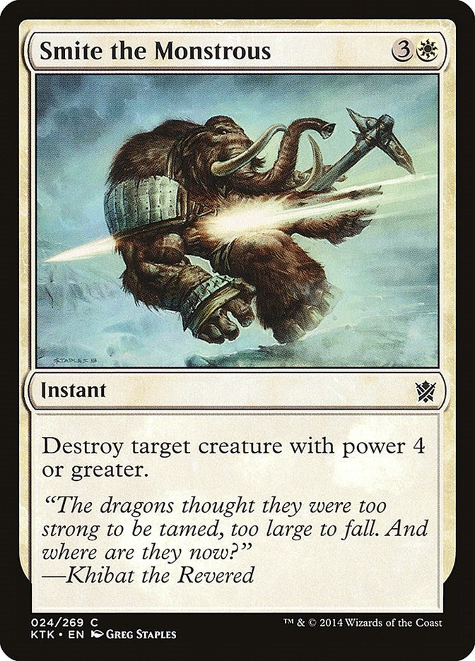Image for Smite the Monstrous (24) [Khans of Tarkir]