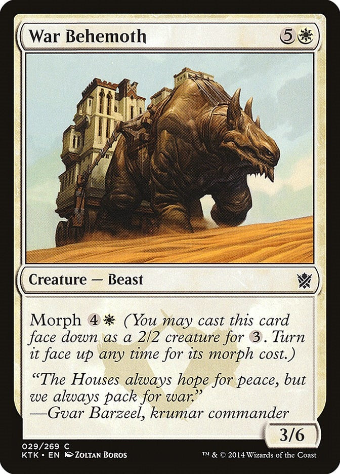 Image for War Behemoth (29) [Khans of Tarkir]