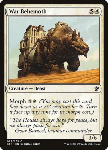 Image for War Behemoth (29) [Khans of Tarkir]