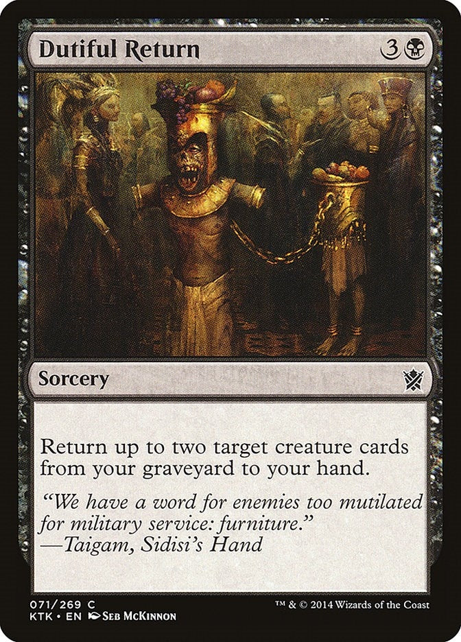 Image for Dutiful Return (71) [Khans of Tarkir]