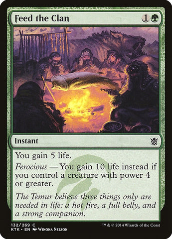 Image for Feed the Clan (132) [Khans of Tarkir]