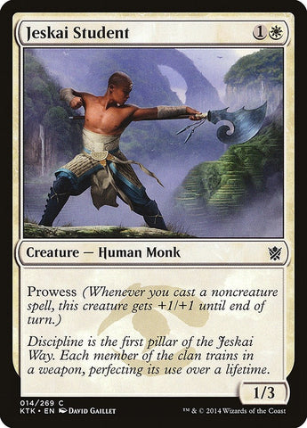 Image for Jeskai Student (14) [Khans of Tarkir]