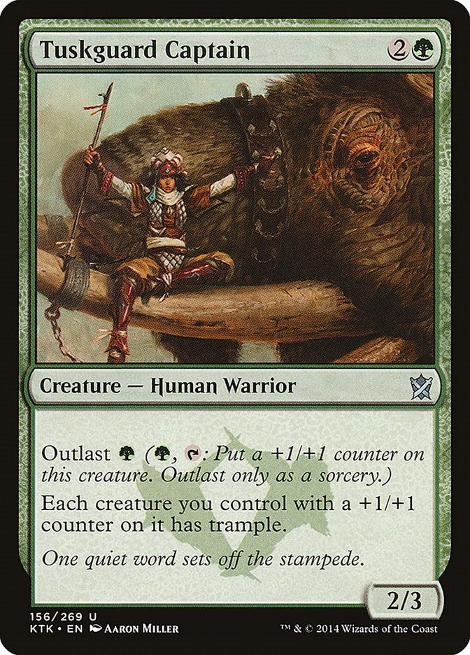 Image for Tuskguard Captain (156) [Khans of Tarkir]