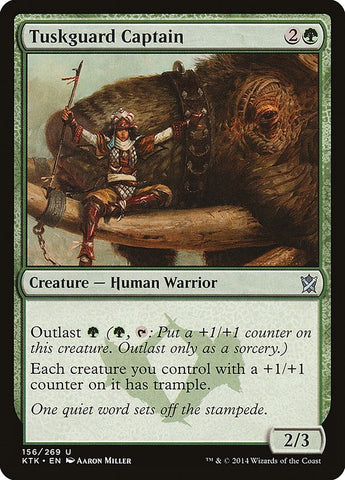 Image for Tuskguard Captain (156) [Khans of Tarkir]