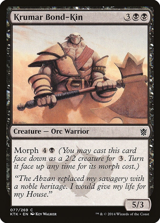 Image for Krumar Bond-Kin (77) [Khans of Tarkir]