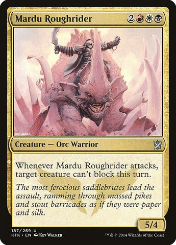 Image for Mardu Roughrider (187) [Khans of Tarkir]