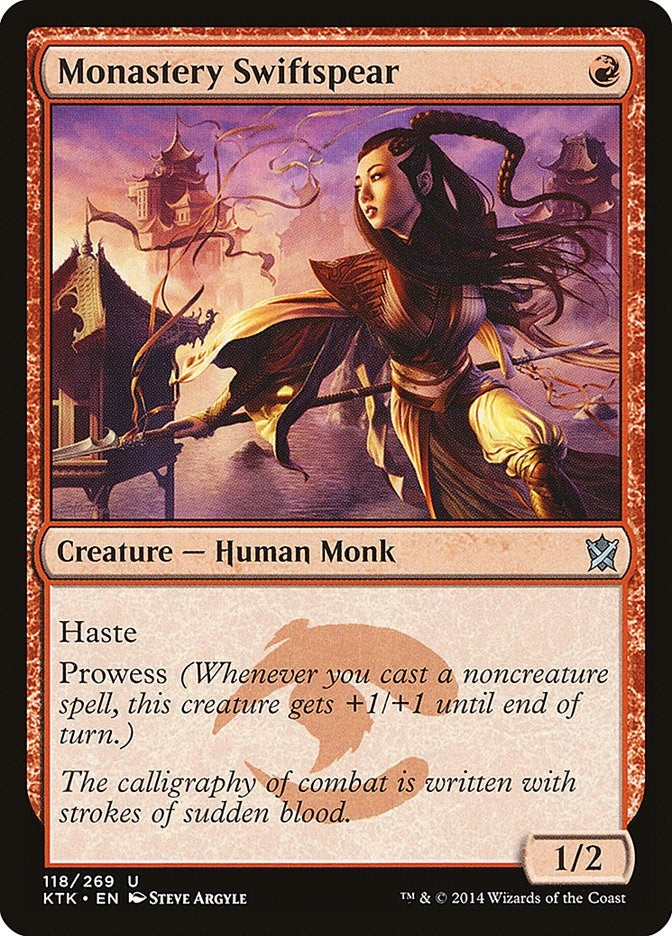 Image for Monastery Swiftspear (118) [Khans of Tarkir]