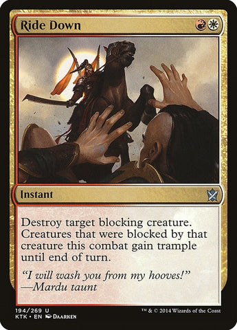 Image for Ride Down (194) [Khans of Tarkir]
