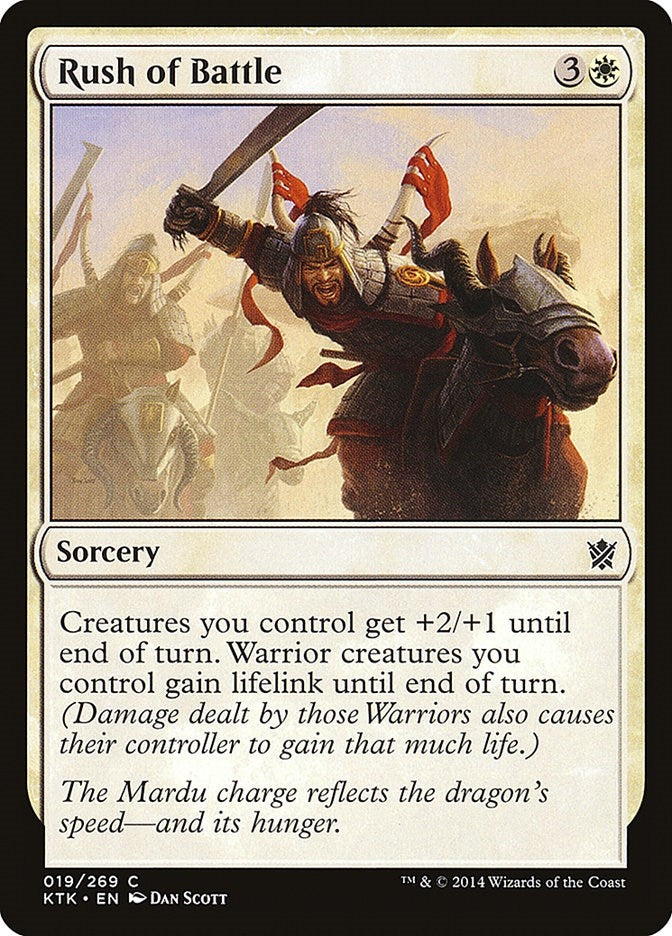 Image for Rush of Battle (19) [Khans of Tarkir]