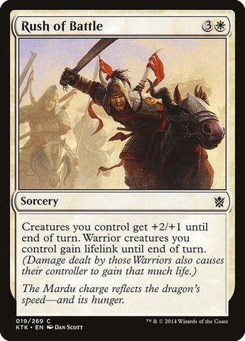 Image for Rush of Battle (19) [Khans of Tarkir]