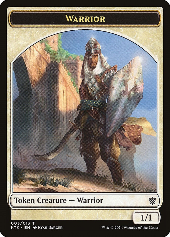 Image for Warrior Token (003) (3) [Khans of Tarkir]