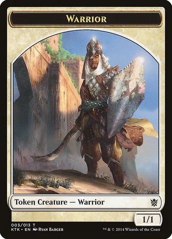 Image for Warrior Token (003) (3) [Khans of Tarkir]