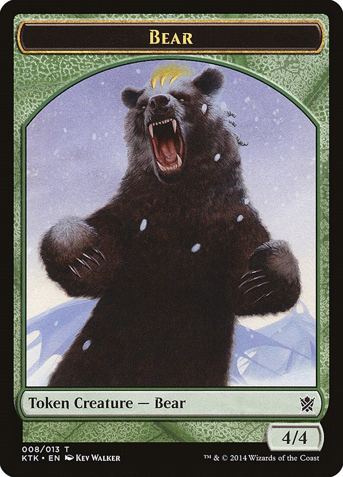 Image for Bear Token (8) [Khans of Tarkir]