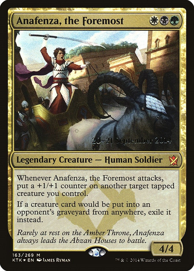 Image for Anafenza, the Foremost (163) [Prerelease Cards]