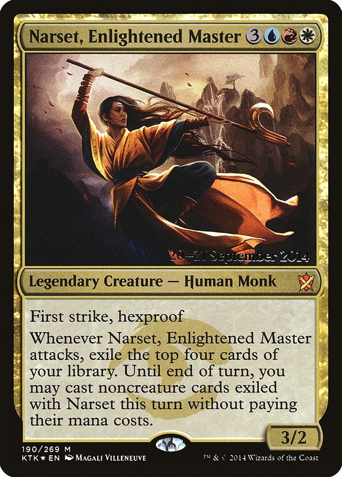 Image for Narset, Enlightened Master (190) [Prerelease Cards]