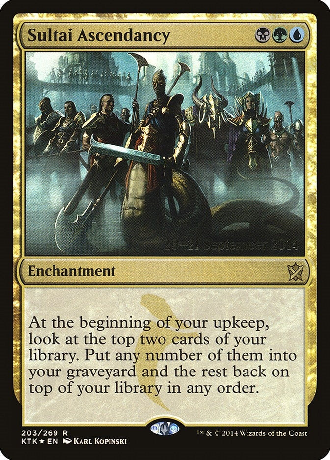 Image for Sultai Ascendancy (203) [Prerelease Cards]