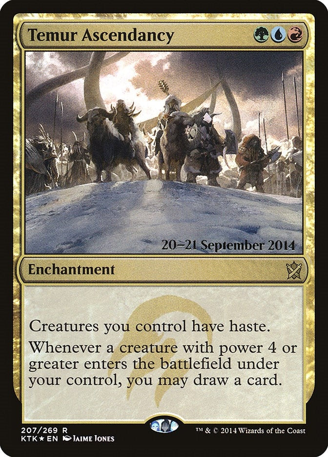 Image for Temur Ascendancy (207) [Prerelease Cards]