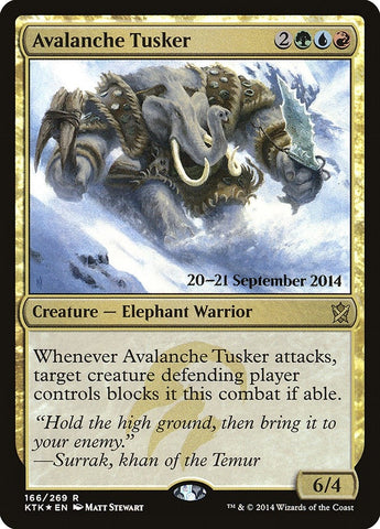 Image for Avalanche Tusker (166) [Prerelease Cards]