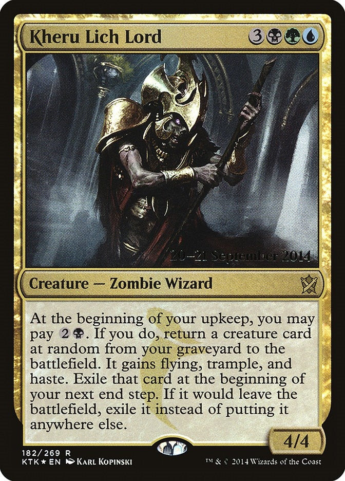 Image for Kheru Lich Lord (182) [Prerelease Cards]