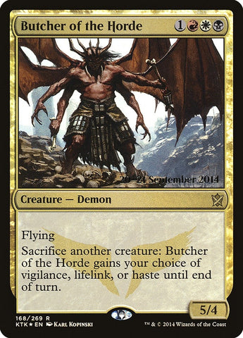 Image for Butcher of the Horde (168) [Prerelease Cards]