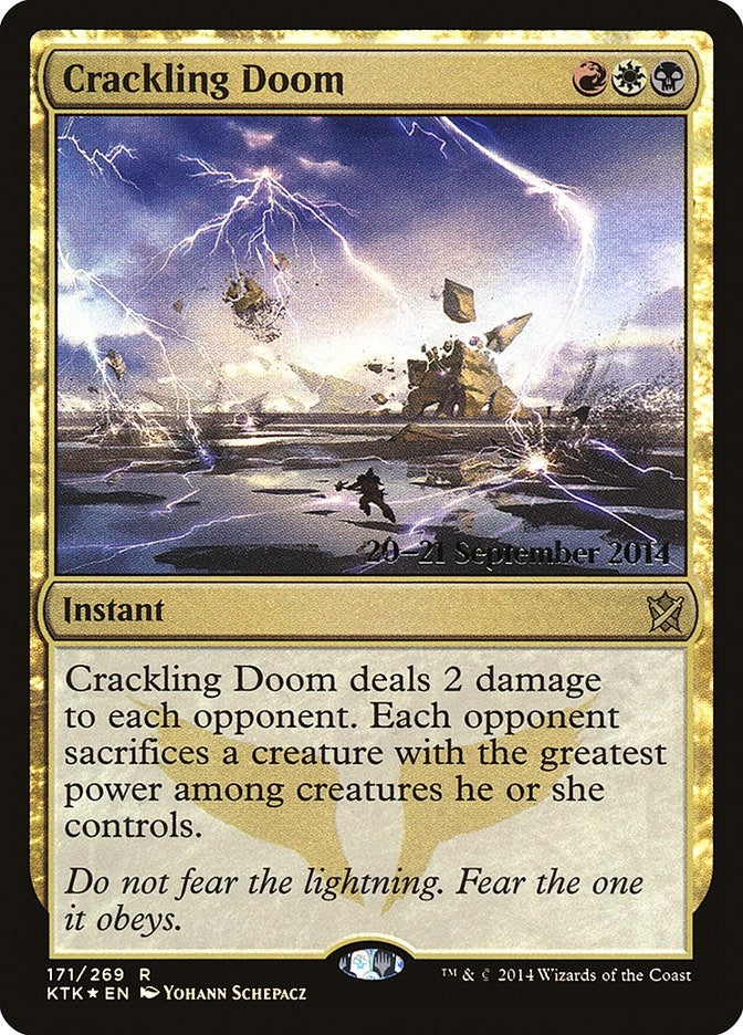 Image for Crackling Doom (171) [Prerelease Cards]