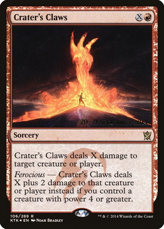 Image for Crater's Claws (106) [Prerelease Cards]