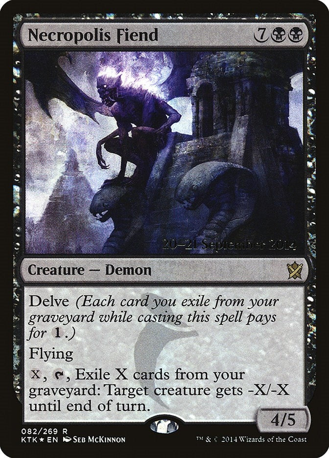 Image for Necropolis Fiend (82) [Prerelease Cards]