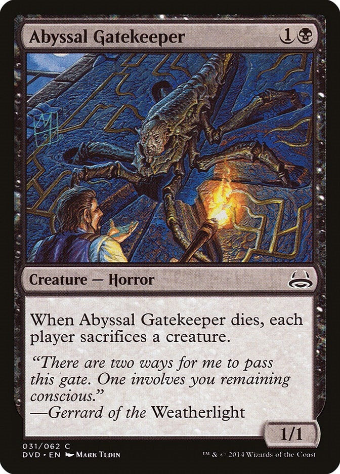 Image for Abyssal Gatekeeper (31) [Duel Decks: Anthology]