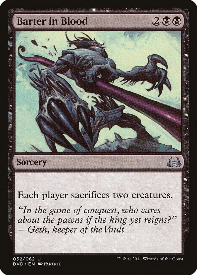 Image for Barter in Blood (52) [Duel Decks: Anthology]