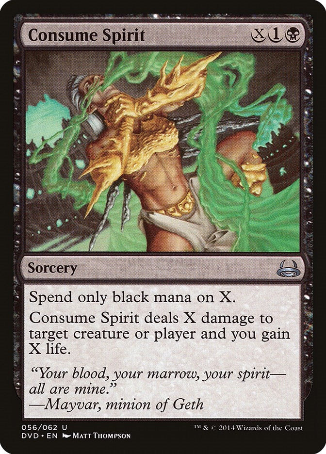 Image for Consume Spirit (56) [Duel Decks: Anthology]