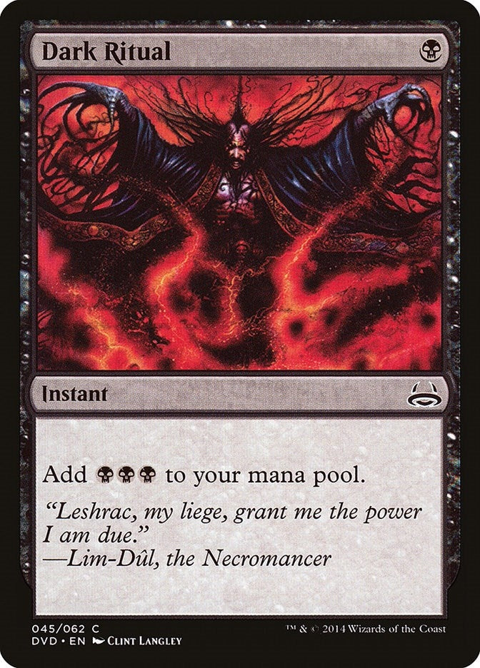 Image for Dark Ritual (45) [Duel Decks: Anthology]