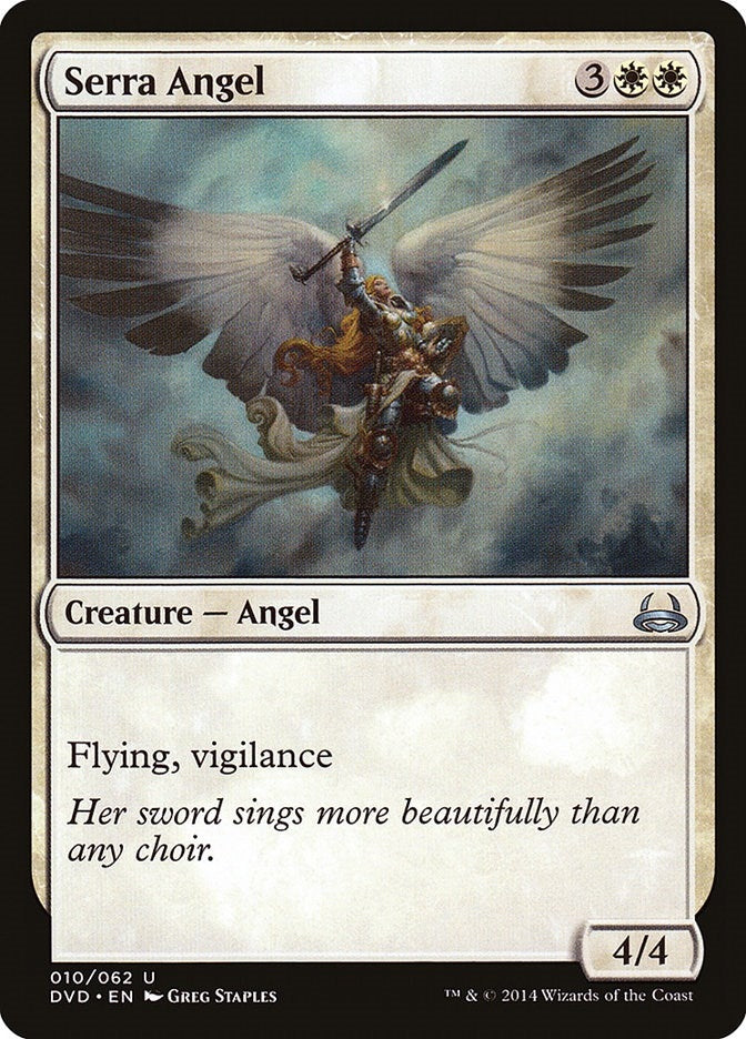 Image for Serra Angel (10) [Duel Decks: Anthology]
