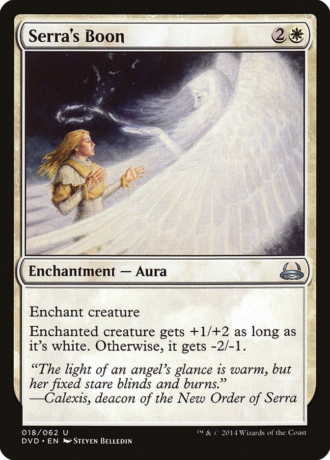 Image for Serra's Boon (18) [Duel Decks: Anthology]